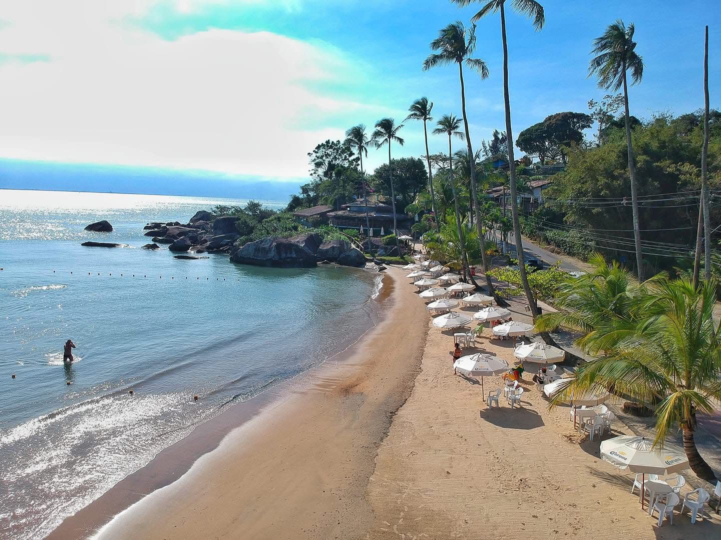 Praia do Sino, em Ilhabela